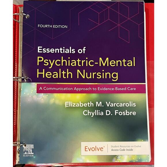 Essentials of Psychiatric Mental Health- Loose Leaf-VARCAROLIS 4th Edit LIKE NEW - Picture 1 of 11